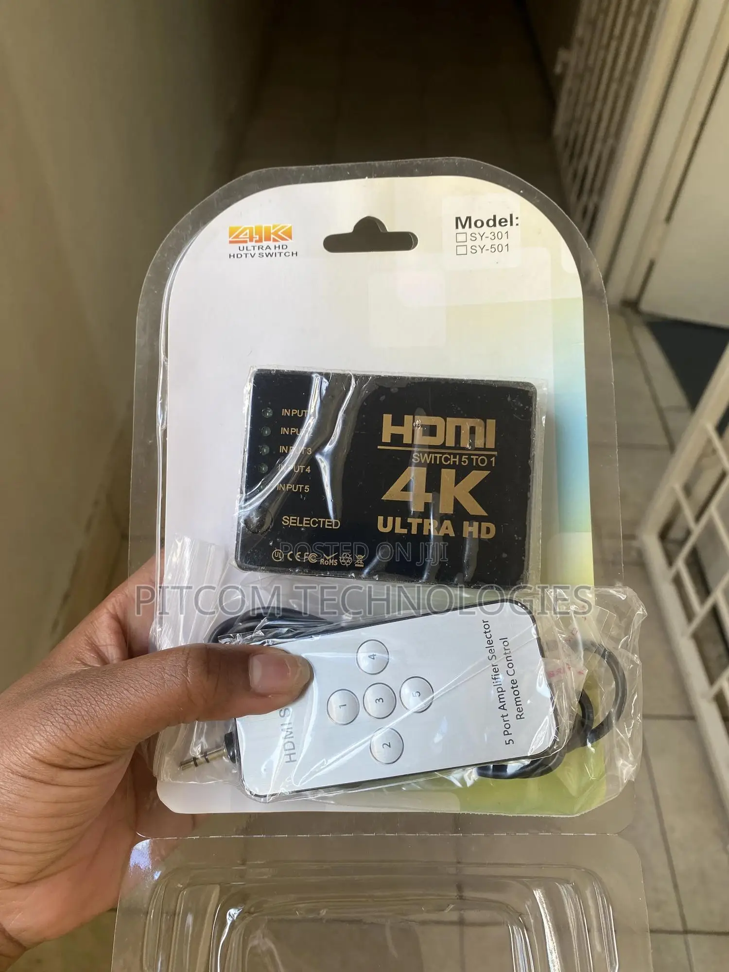 Hdmi 5x1 5 Port Switch/Switcher With Ir Remote