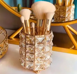 Makeup Brushes Organizer Holder Storage Luxury Crystal Makeup Holder