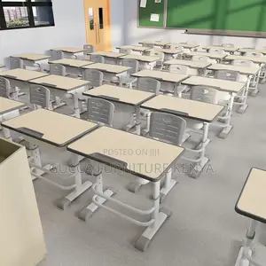 Kid's Furniture: Moves Up and Down Children Computer Desk