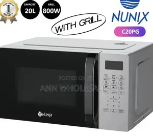 Nunix White Microwave With Grill 20 L