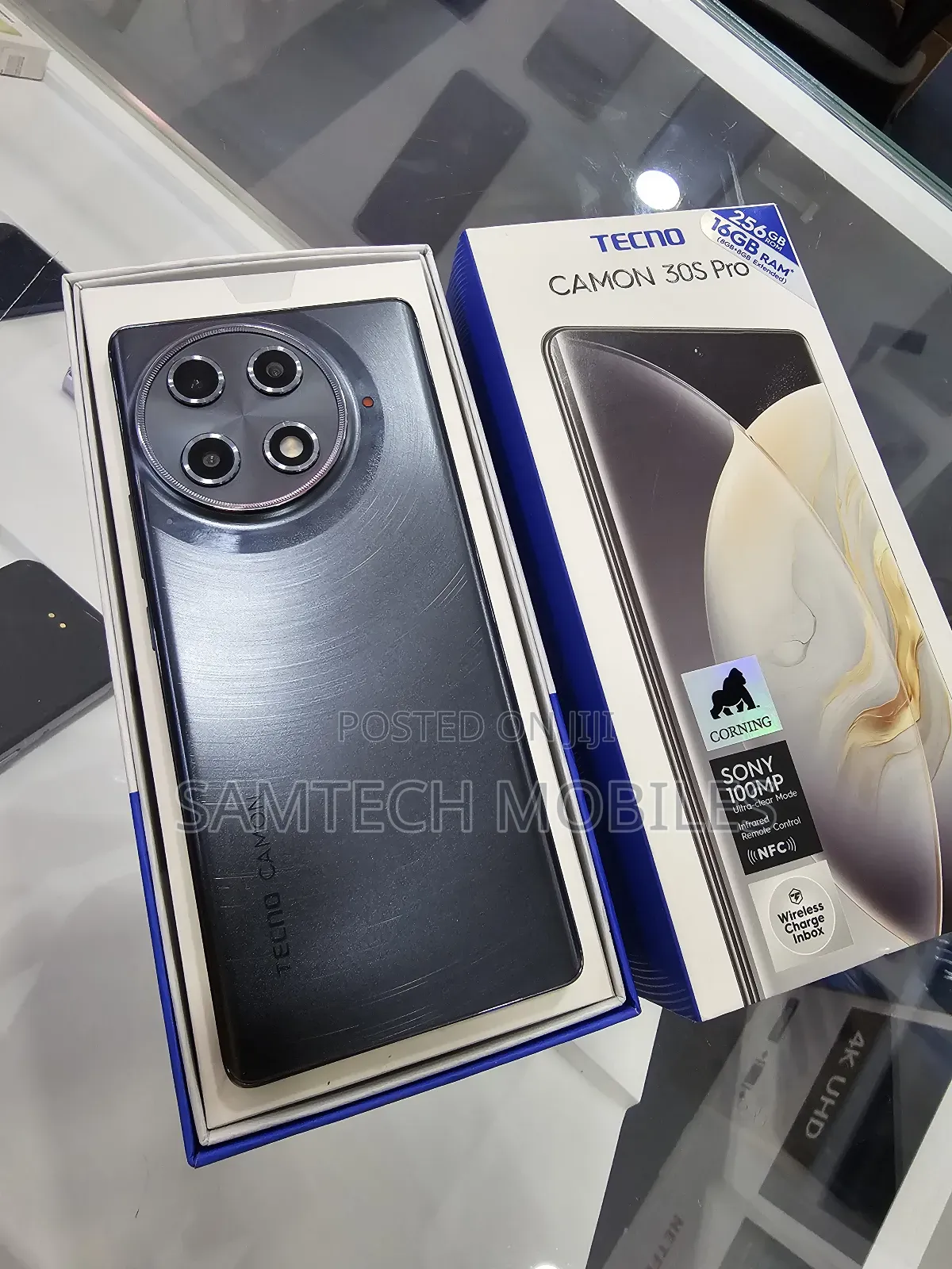 Tecno Camon 30S Pro 256 GB Black