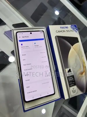 Tecno Camon 30S Pro 256 GB Black
