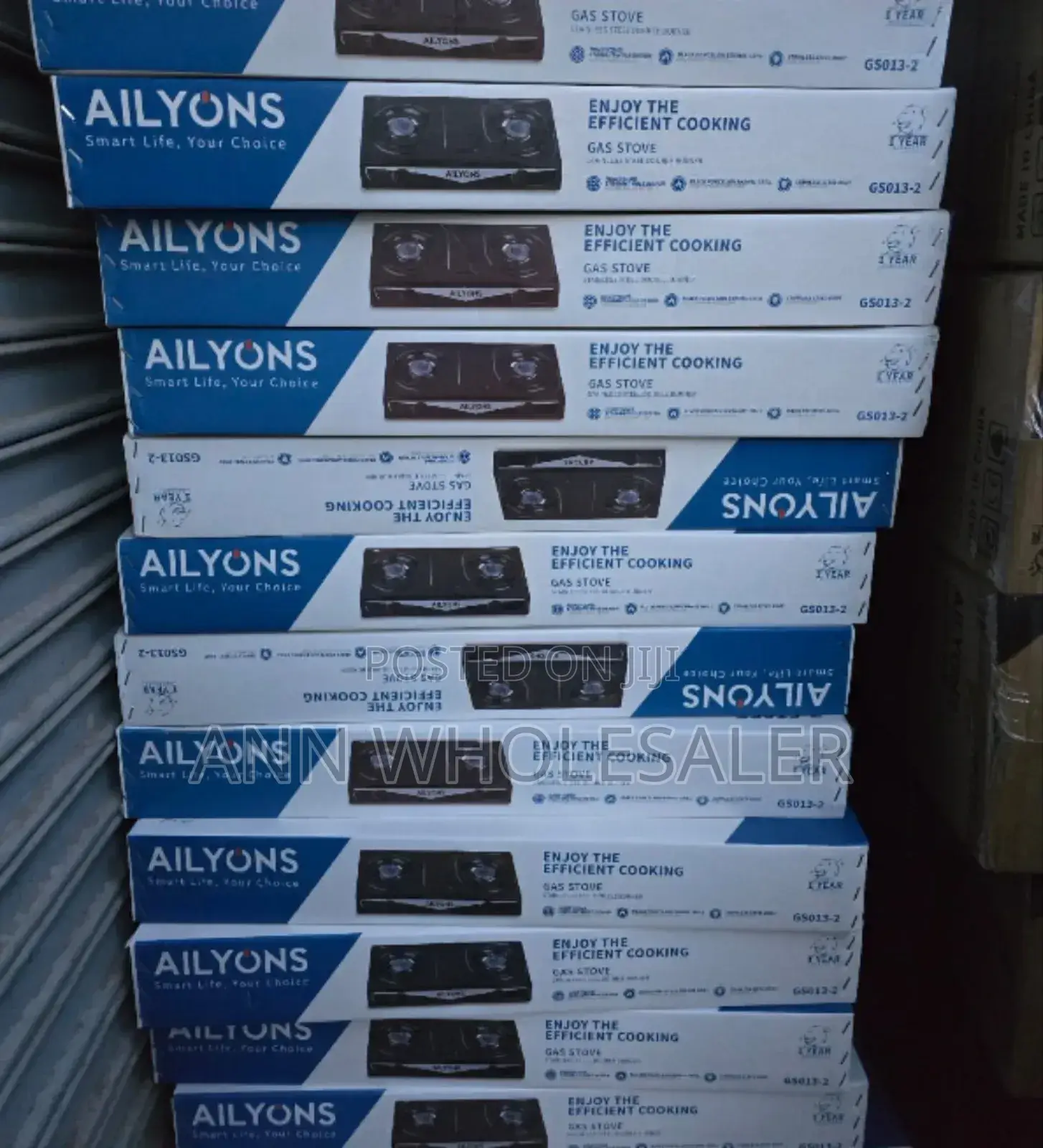 Black 2 Burner Ailyons G5013