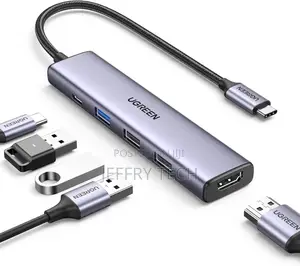 Ugreen Usb-C to 4*Usb 3.0+Hdmi Adapter Cm417 20197