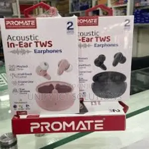 Promate Acoustic in-Ear TWS Bluetooth HD Earphones