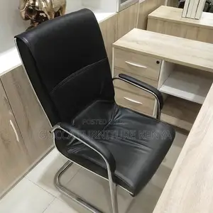 Office Chairs: High Back Leather Executive Waiting Chair
