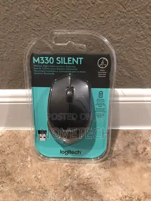 Logitech M330 Silent Plus Wireless Mouse - Black
