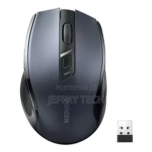 Ugreen USB Optical Wireless Mouse 2.4ghz 4000 DPI Black (MU0