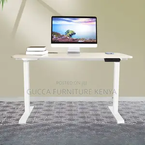 Office Tables:Home Office 120cm T-Shape Adjustable Table