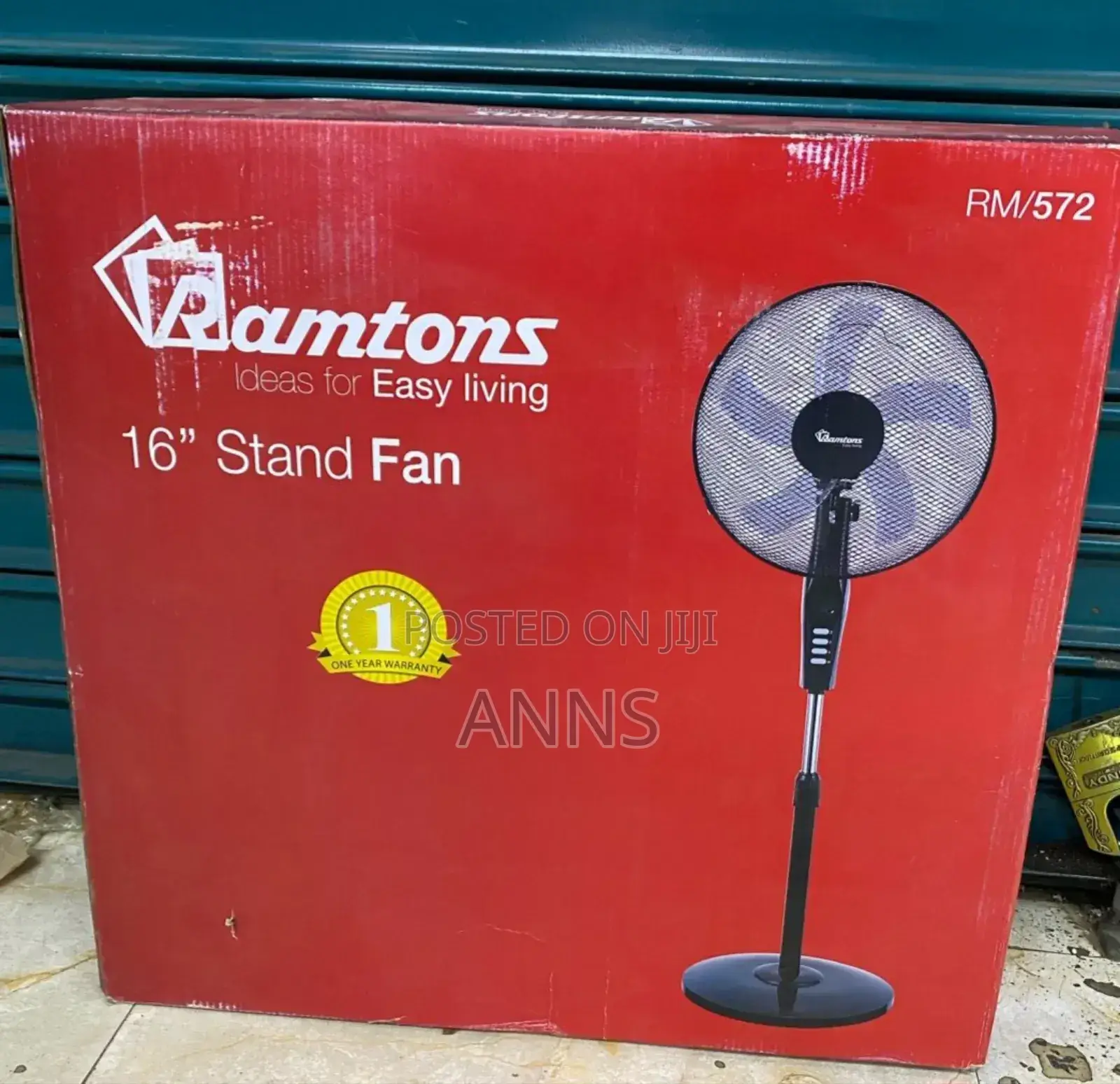 Ramtons 16" 5 Blade Standing Fan
