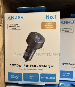 Anker Powerdrive PD+35W 2-Port High-Speed USB-C Car Charger