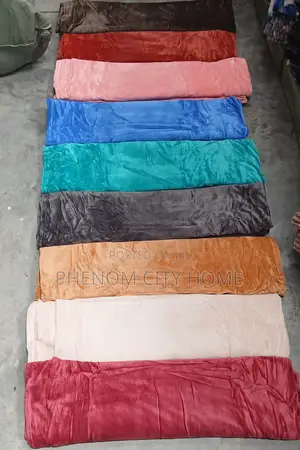 Plain Fleece Blankets Available