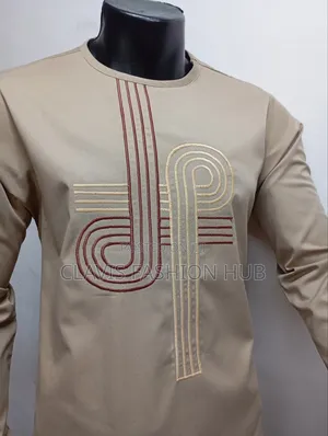 Senator Beige Shirt With Embroidery