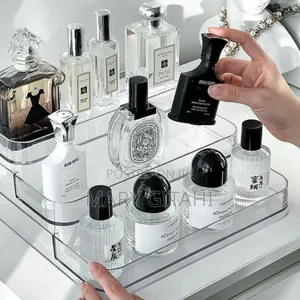 Acrylic Display Shelf Vanity Perfume Holder Organizer at 