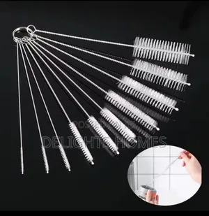 10pcs Drinking Straw Cleaning Brush Set-car