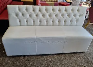 Milk White Couch for a Restaurant