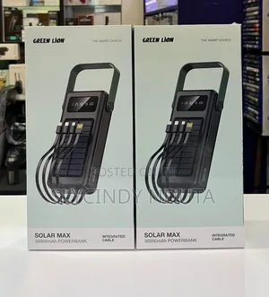 Green Lion Solar Max Powerbank 30000mah