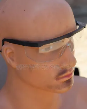 Dark Frame Industrial Safety Goggles