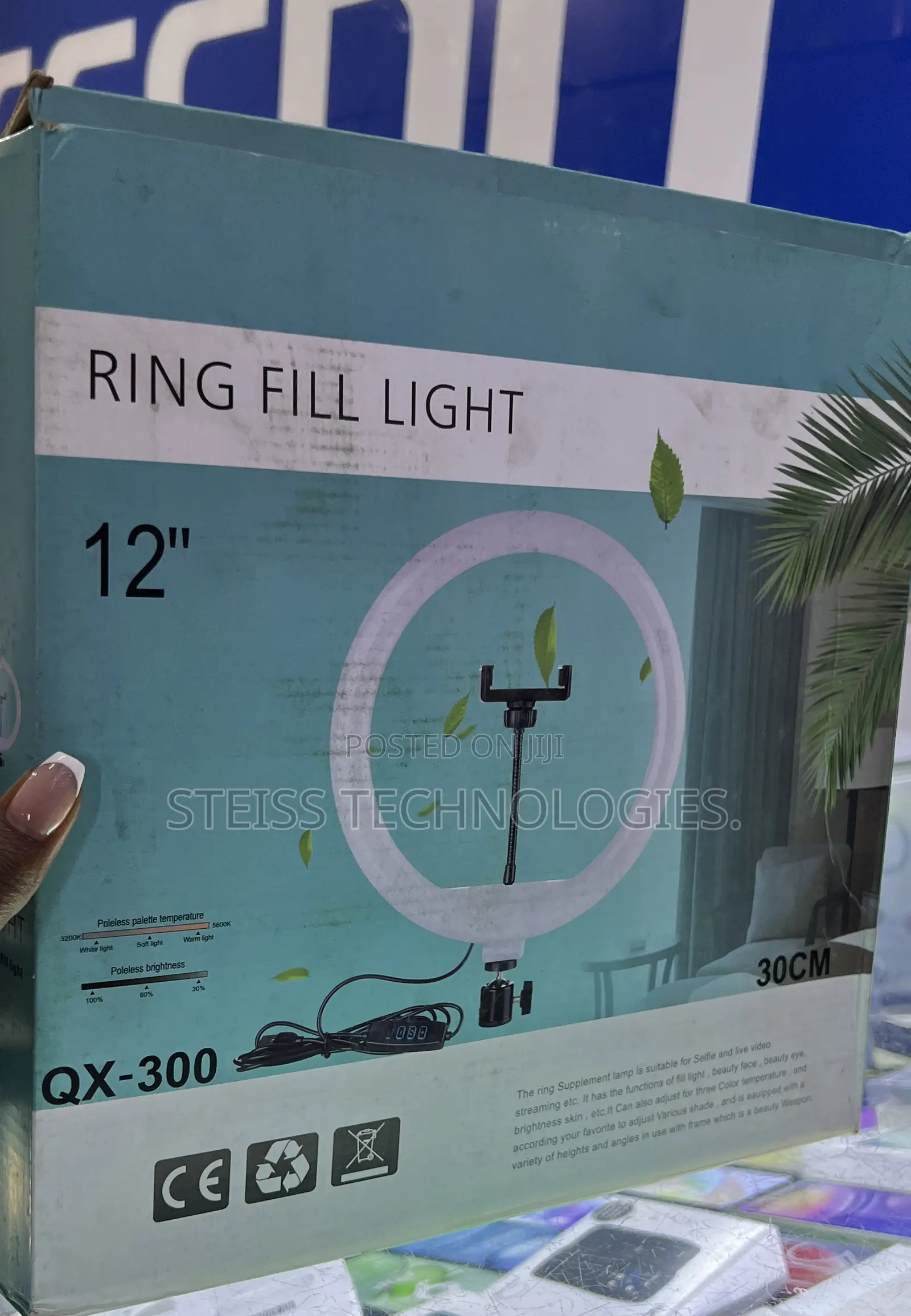 12” Ring Light Qx 300