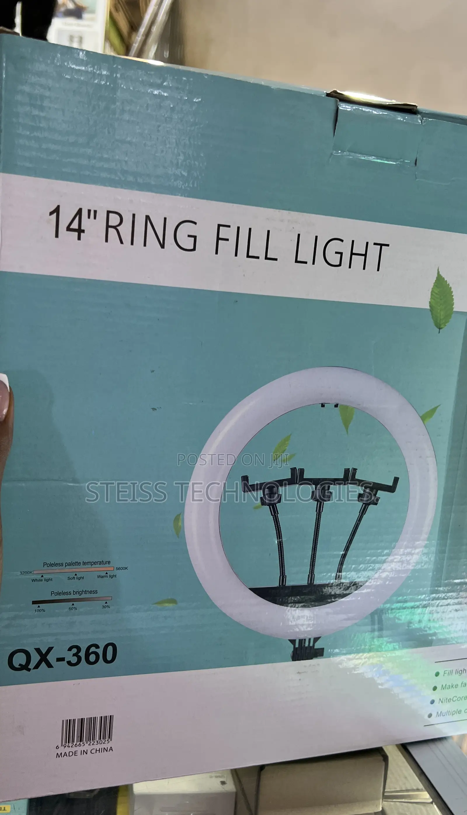 14” Ring Light Qx360