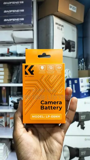 K F Concept Canon Lp E6nh Battery 2250mah Type C Charging