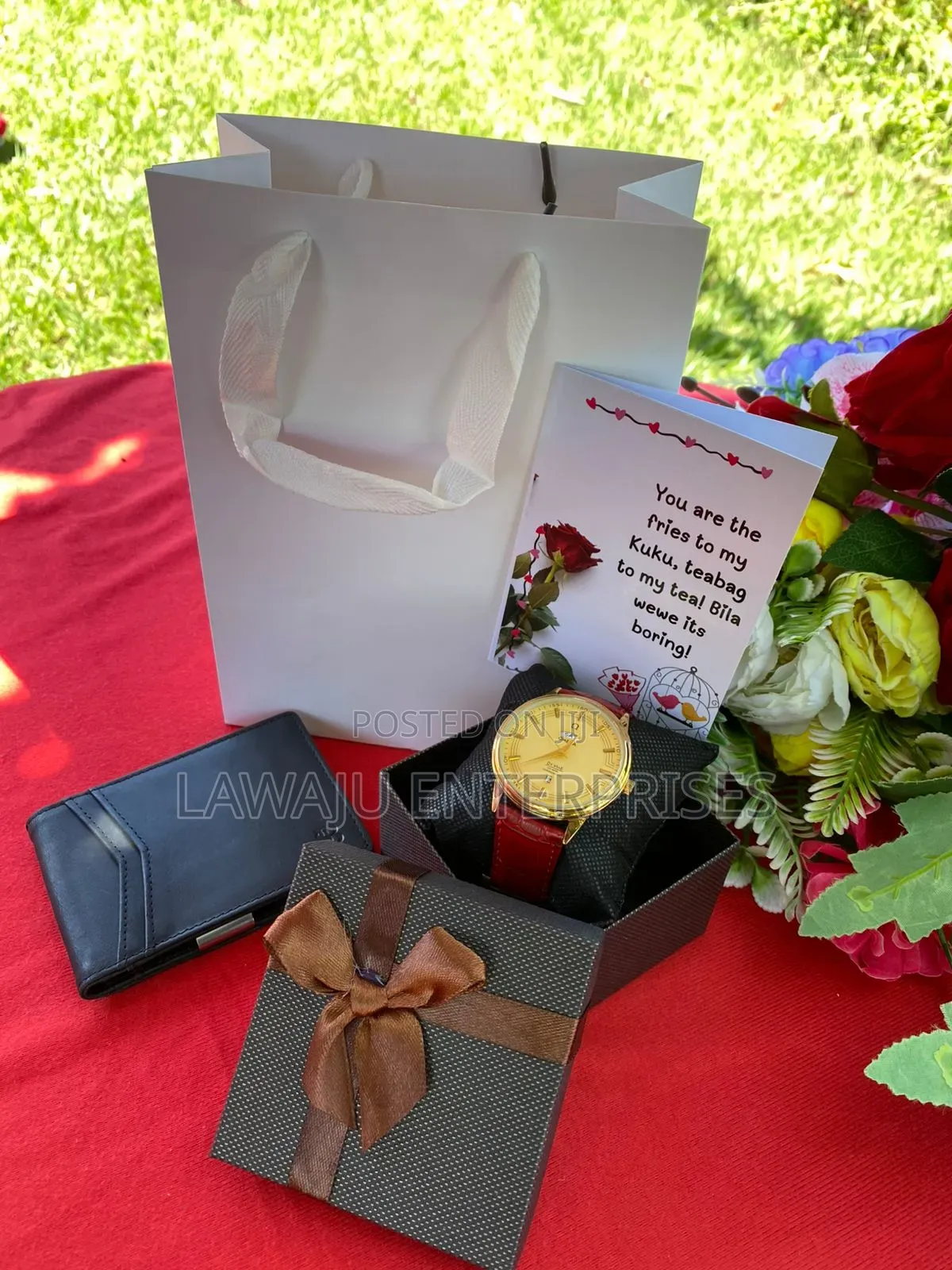Men's Brown Valentine Gift Set