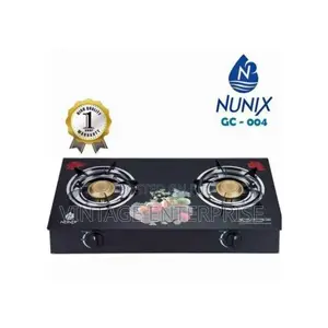 Nunix 2 Burner Glass Cooker