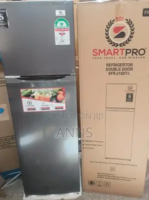 Smart Pro 170 Litres ~ Grey Double Door Fridge. - Energy Sav