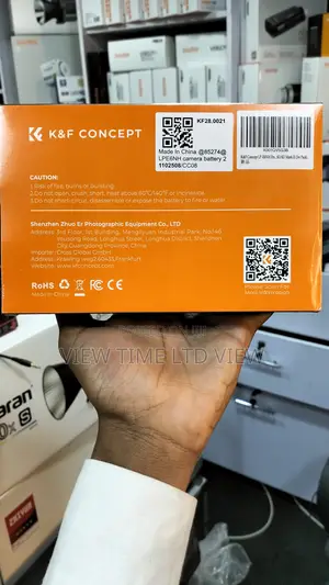 K F Canon Lp E6nh 2 Batteries Kit and Lp E6nh Dual Charger