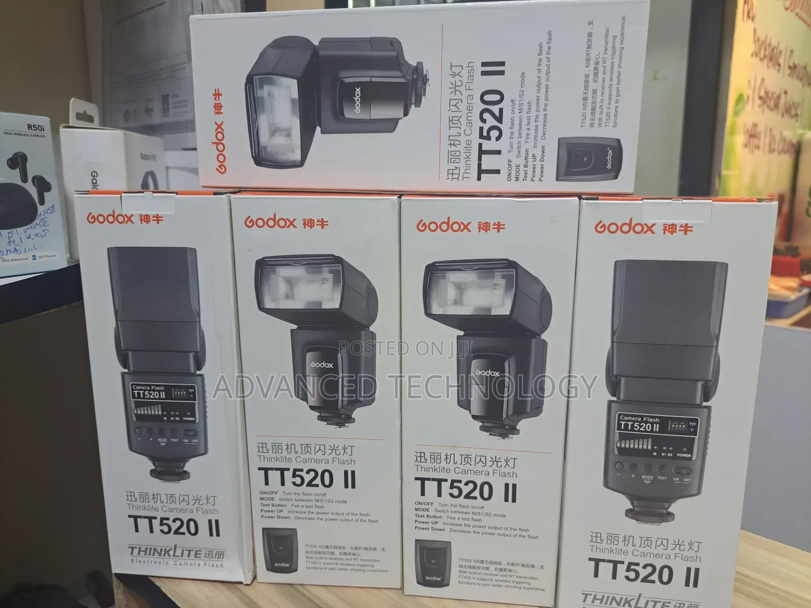 Godox Tt 520 Flash With Trigger