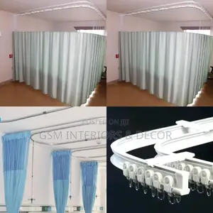 Bendable Aluminium Rails Room Partition Rails