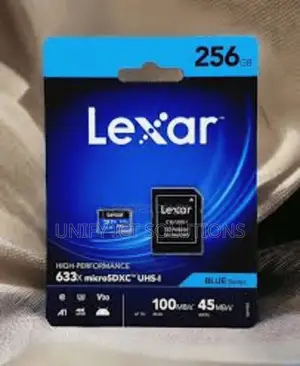 Lexar 256GB 633x Microsdhc/Microsdxc UHS-I Card