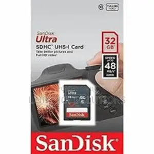 Sandisk Ultra SDHC 32GB 48mb/S Class 10 UHS-I