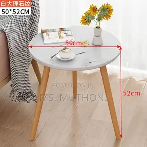 Nordic Style Round Coffee Tables*( Black/White )