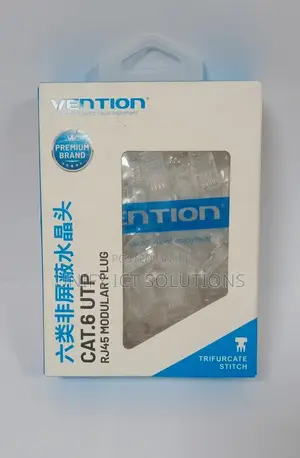Vention CAT.6 UTP RJ45 Connectors – 100pcs Pack