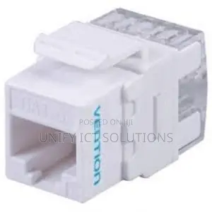 Vention Cat 6 Utp Toolless Keystone Jack White Pc Type