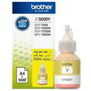 Brother BT5000Y Yellow Ink Bottle