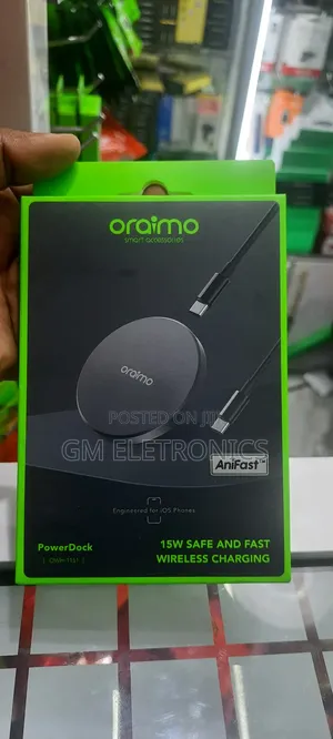 New Oraimo Powerdock 15W Magnetic Wireless Charging Pad.