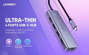 UGREEN USB Hub 3.0, Ultra Slim 4 Port USB 3 Hub With 5gbps