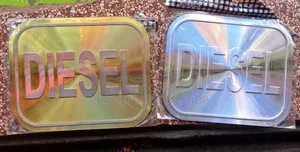 Diesel Fuel Tank Stickers in Silver ,Red or Gold