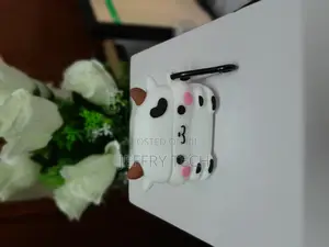 Silicone Case Compatible With Airpods 2 Cute Cartoon -White