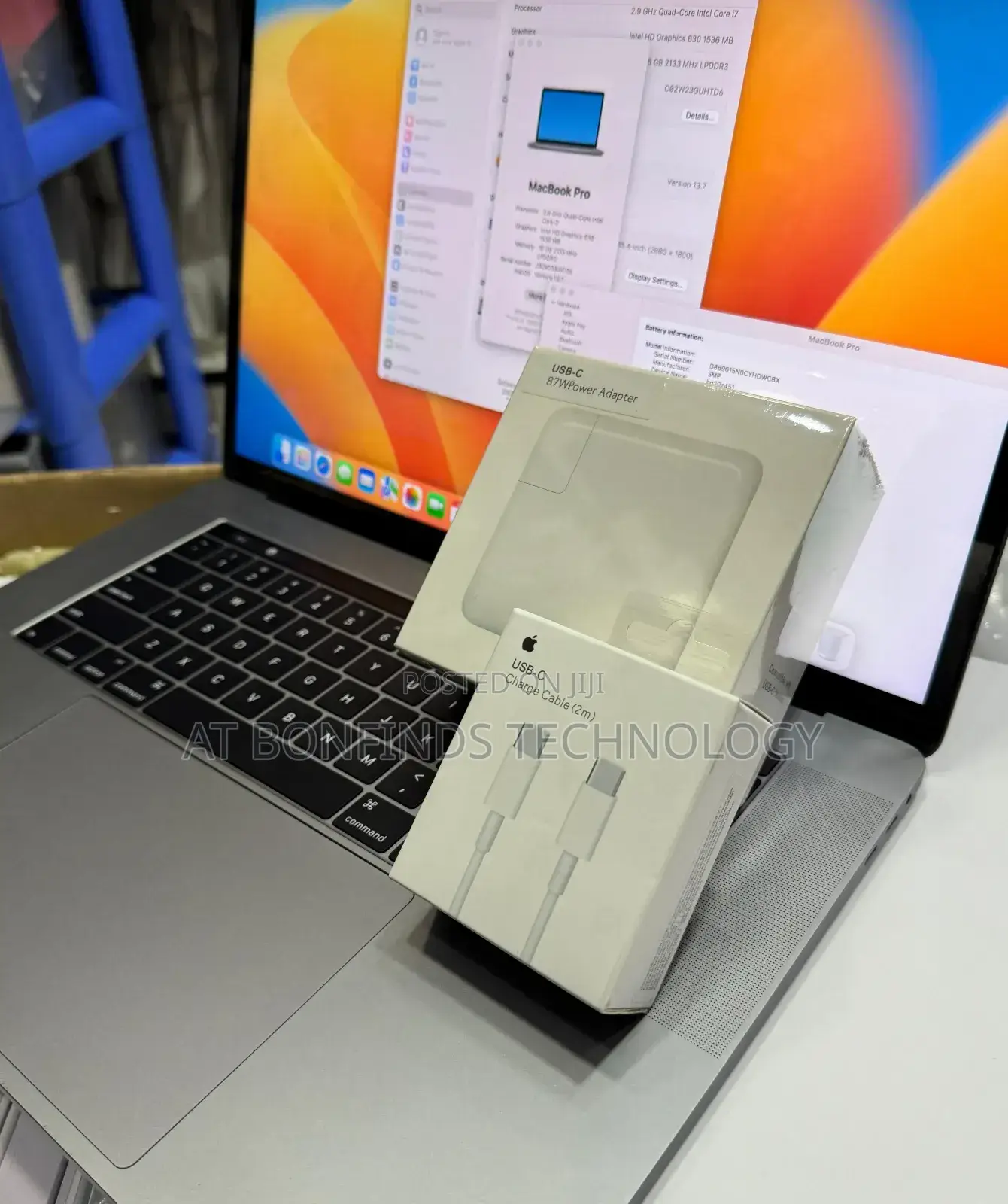 Laptop Apple MacBook Pro 2017 16GB Intel Core I7 SSD 512GB