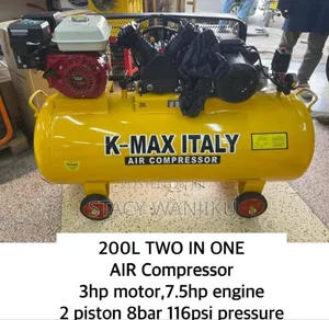 2 in 1 K Max Air Compressor 2hp / 3hp 200l Air Compressor