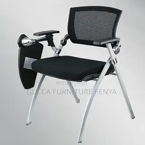Office Chairs:Black Mesh Back Mid-Back Foldable Office Chair