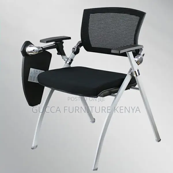 Office Chairs:Black Mesh Back Mid-Back Foldable Office Chair