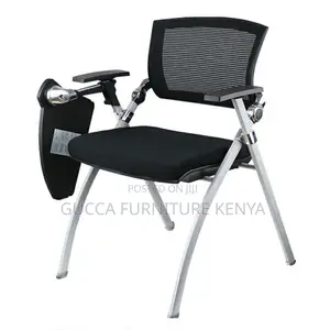 Office Chairs:Black Mesh Back Mid-Back Foldable Office Chair