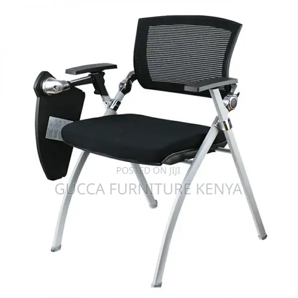 Office Chairs:Black Mesh Back Mid-Back Foldable Office Chair