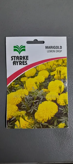 Marigold Lemon Drop Flower Seeds 0.5grams