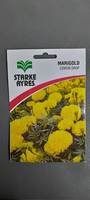 Marigold Lemon Drop Flower Seeds 0.5grams