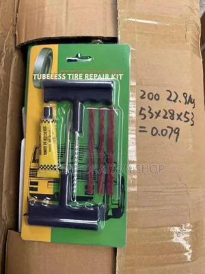 Plastic Handle Complete Puncture Tyre Repair Kit Tools Set